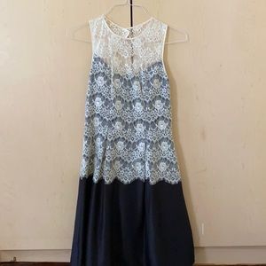 Jessica Simpson cocktail lace and black short dress